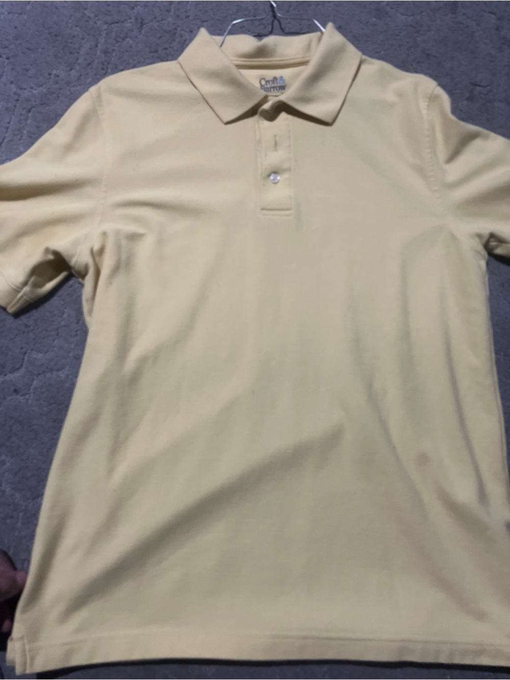 & Other Stories Pale Yellow Men's Polo Shirt